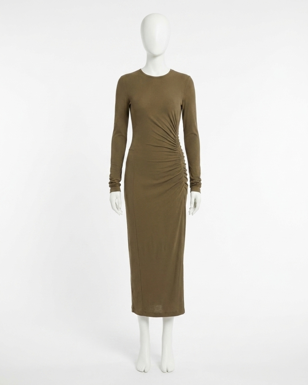 NEW ISABEL MARANT jelina midi dress in khaki